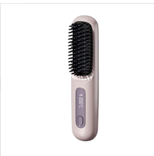 StyleGlide 2-in-1 Hair Straightener Brush