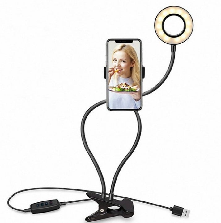 LED Selfie Ring Light for Live Adjustable Makeup Light