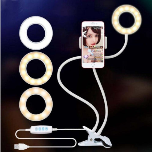LED Selfie Ring Light for Live Adjustable Makeup Light