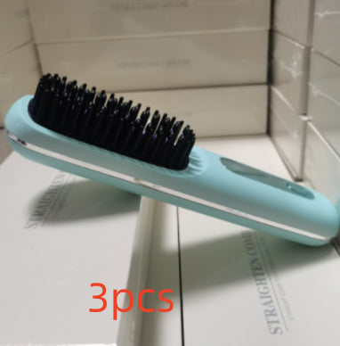 StyleGlide 2-in-1 Hair Straightener Brush