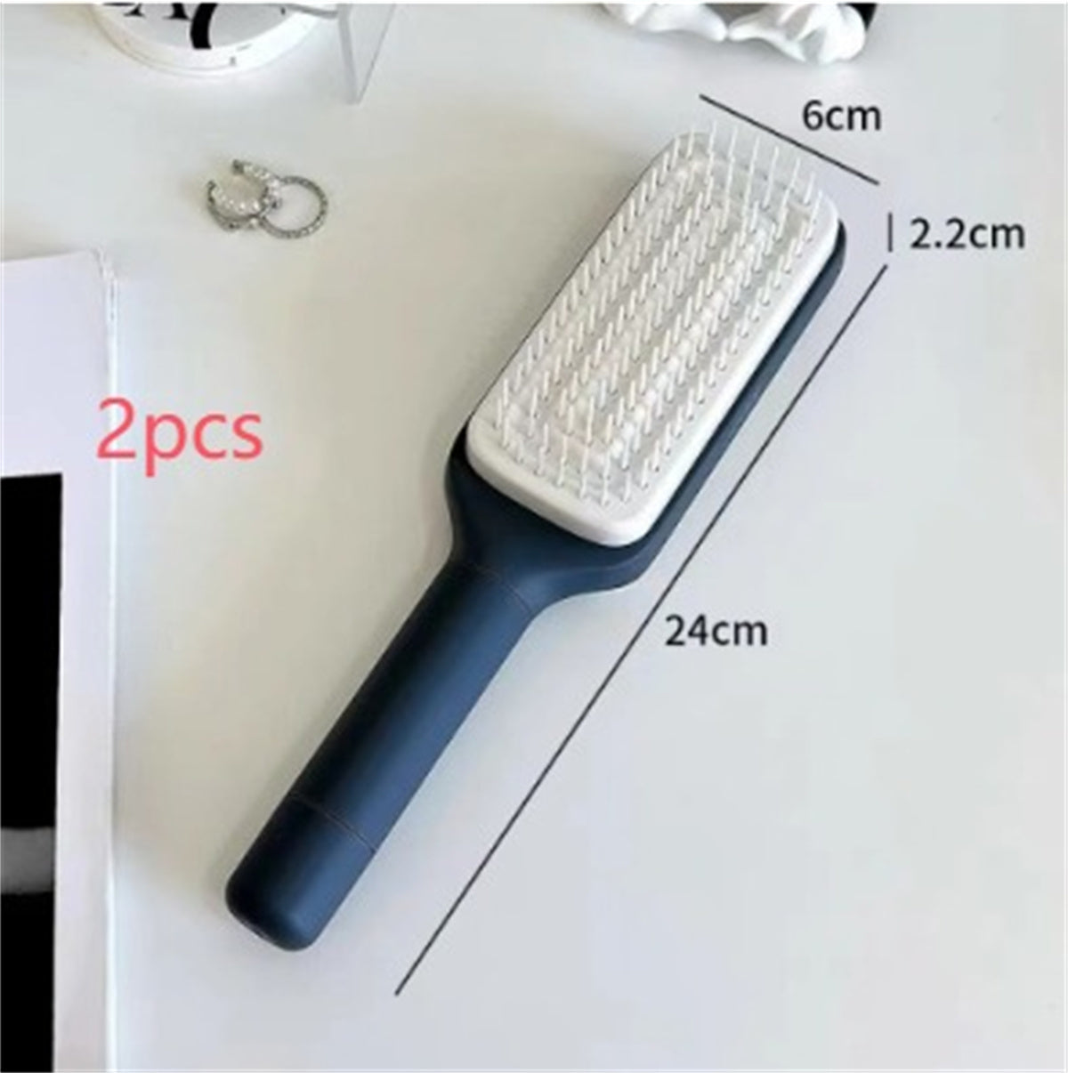 SilkGlide 4-in-1 Self-Cleaning Hair Brush