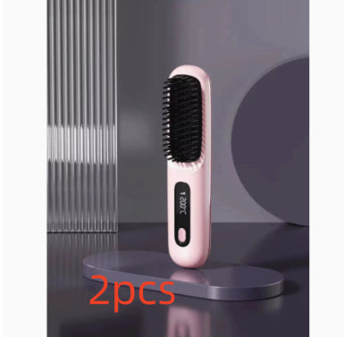 StyleGlide 2-in-1 Hair Straightener Brush