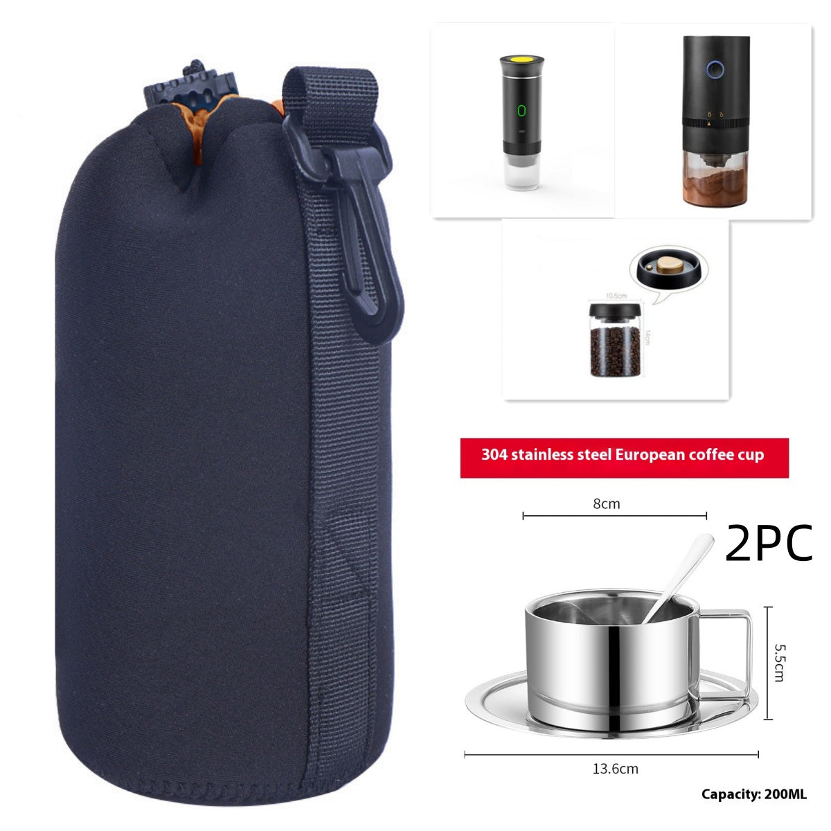 BrewGo Portable Espresso Grinder