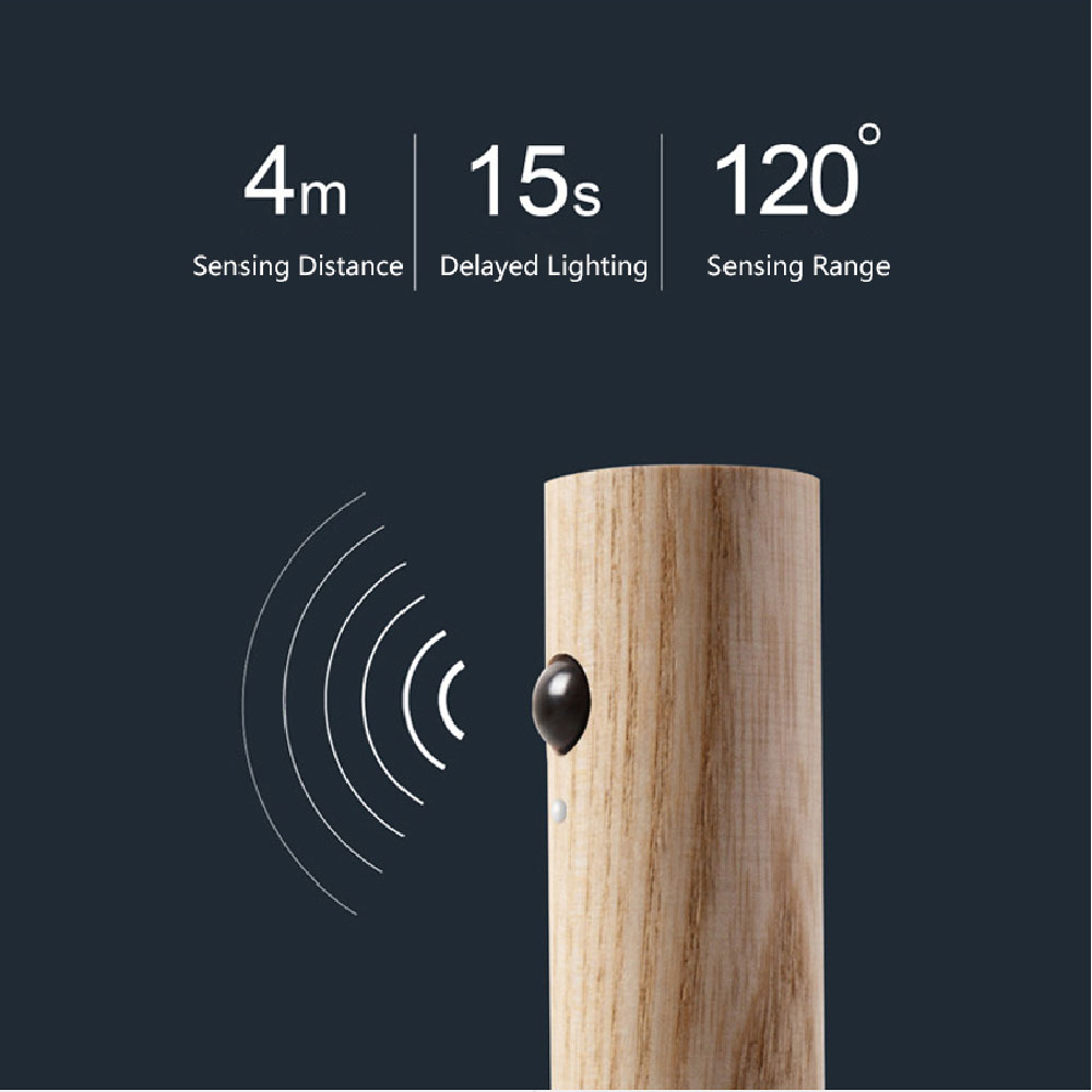 LumiWood Motion Sensor Wall Light