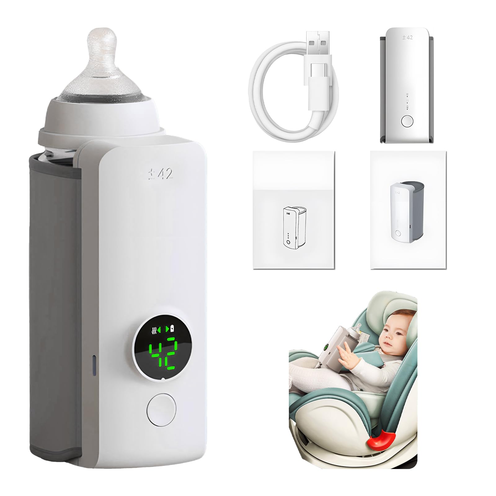 WarmNest Portable Baby Bottle Warmer