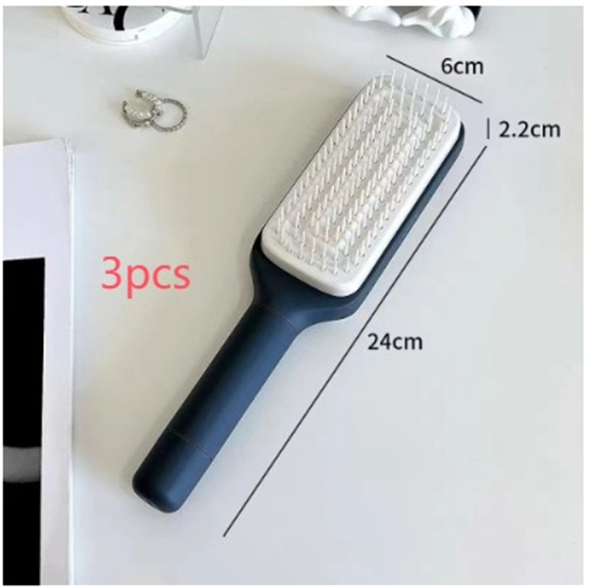 SilkGlide 4-in-1 Self-Cleaning Hair Brush
