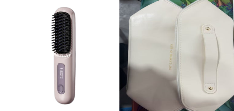 StyleGlide 2-in-1 Hair Straightener Brush