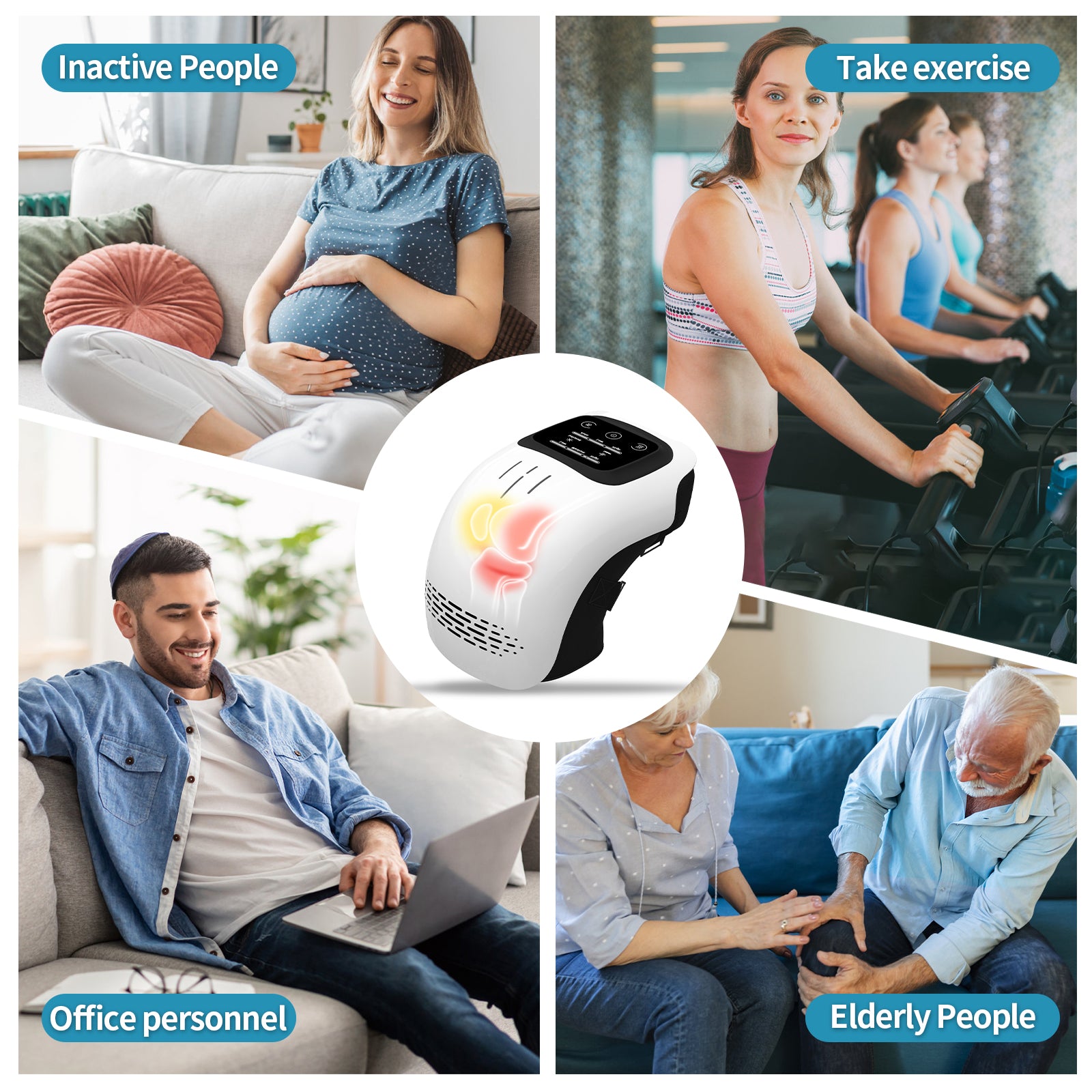 KneeRelief Smart Heating Massager