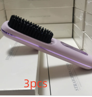 StyleGlide 2-in-1 Hair Straightener Brush