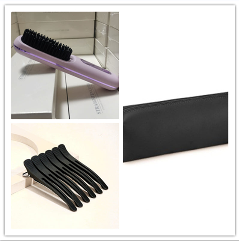 StyleGlide 2-in-1 Hair Straightener Brush