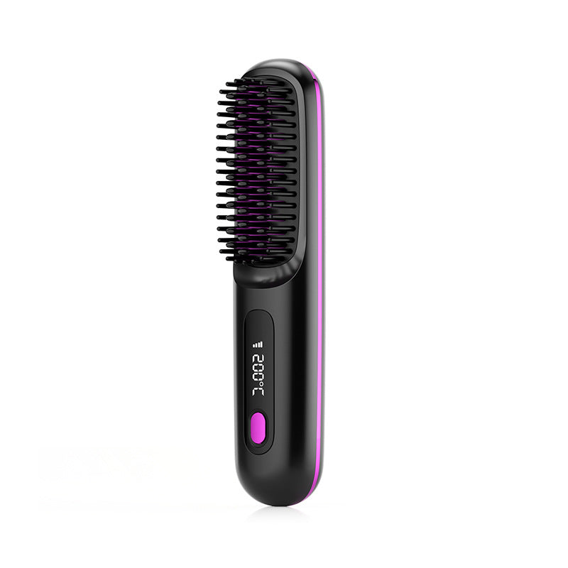 StyleGlide 2-in-1 Hair Straightener Brush