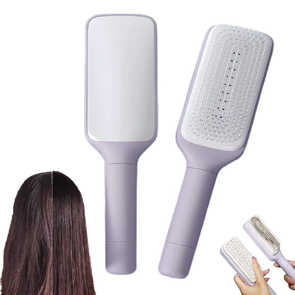 SilkGlide 4-in-1 Self-Cleaning Hair Brush