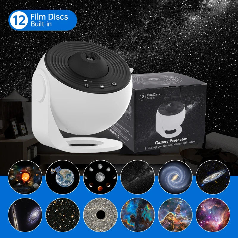 GalaxyGlow Star Projector Lamp